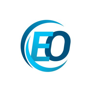 Mavi vektör çizim eo mektuplar