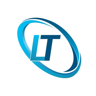 mavi mektuplardan lt vektör çizim