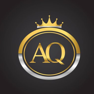 Altın harfler aq vektör çizim   