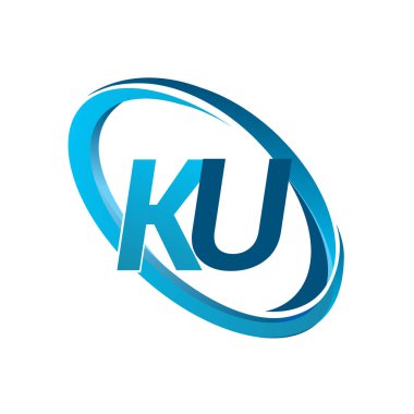 mavi mektuplardan ku vektör çizim