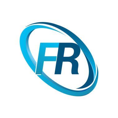 Mavi vektör çizim fr mektuplar