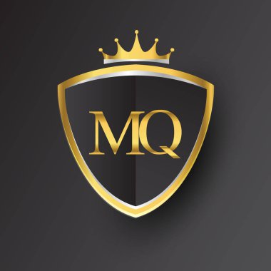 Altın harfler mq vektör çizim