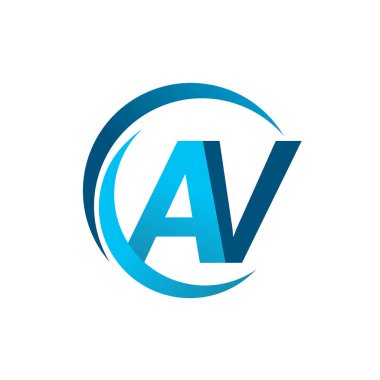 mavi mektuplardan av vektör çizim