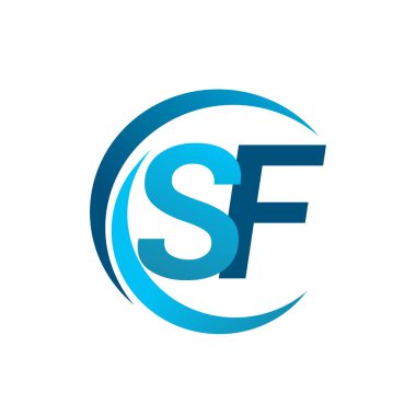 mavi mektuplardan sf vektör çizim