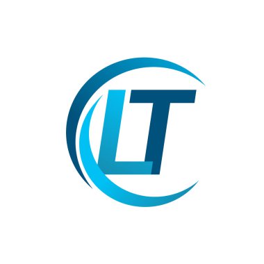 mavi mektuplardan lt vektör çizim