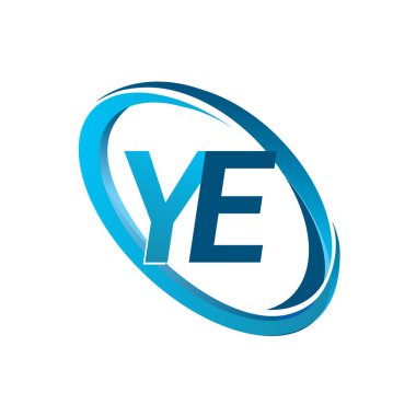 Mavi vektör çizim / harfler