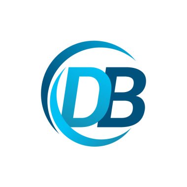 mavi mektuplardan db vektör çizim