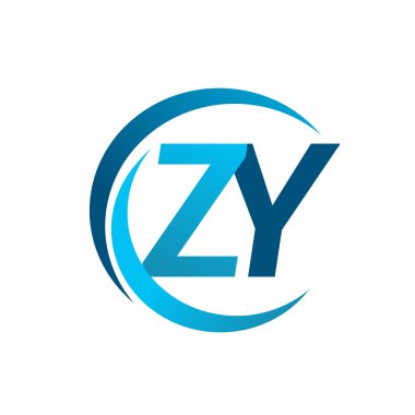 mavi mektuplardan zy vektör çizim