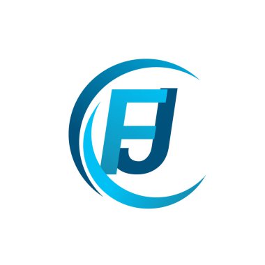 mavi mektuplardan fj vektör çizim