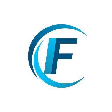 Eğer mavi mektuplardan illüstrasyon vektör