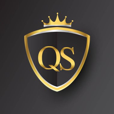 Altın harfler qs vektör çizim