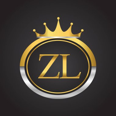 vektör çizim gümüş ve altın zl mektuplar