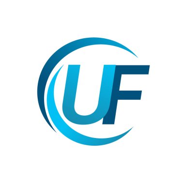 mavi mektuplardan uf vektör çizim