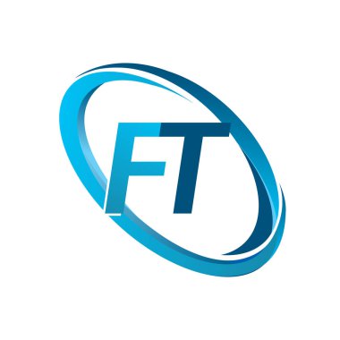 mavi mektuplardan ft vektör çizim