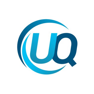 mavi mektuplardan uq vektör çizim