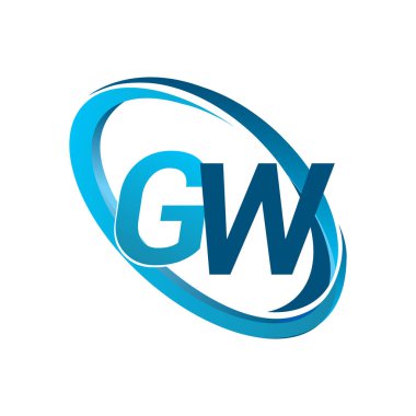 Mavi vektör çizim gw mektuplar