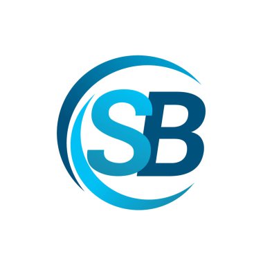 mavi mektup sb vektör çizim