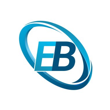 mavi mektuplardan eb vektör çizim