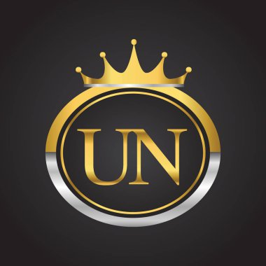 BM vektör çizim gümüş ve altın harfler