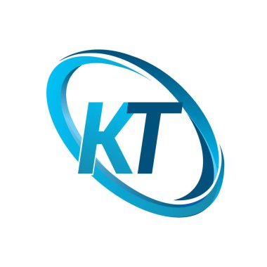 mavi mektuplardan kt vektör çizim