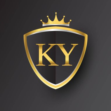 ky vektör çizim altın harfler