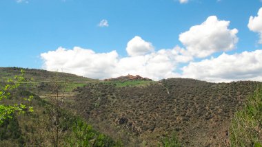 Landscape of mountains in Pyrenes, Catalunia
