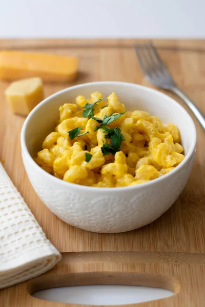 Traditional American Macaroni Cheese Comfort Food Also Called Mac Cheese — Stock Photo, Image