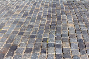 Nemiga üzerinde Antik Minsk ortasına taş bloklar