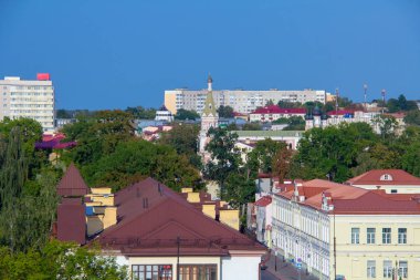 Grodno şehir panoraması kutsal bir manzaralı