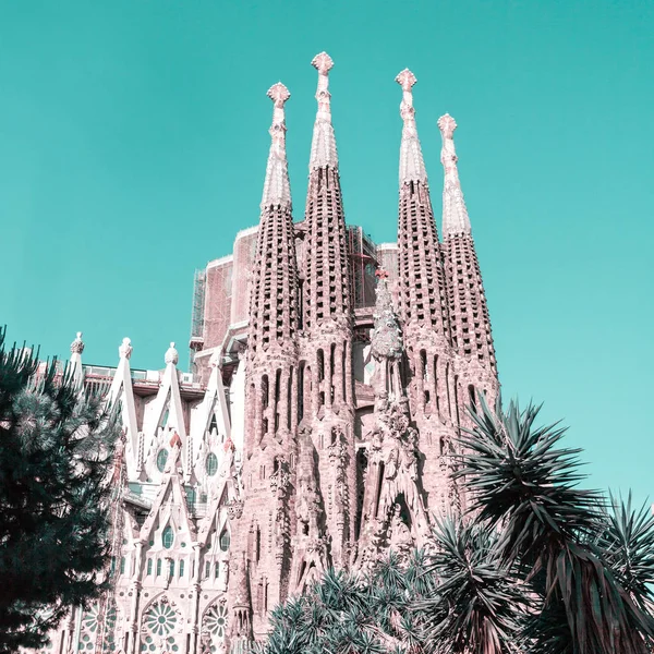 Expiatory temploma a Szent család, Sagrada Familia, Barcelona, Spanyolország — Stock Fotó