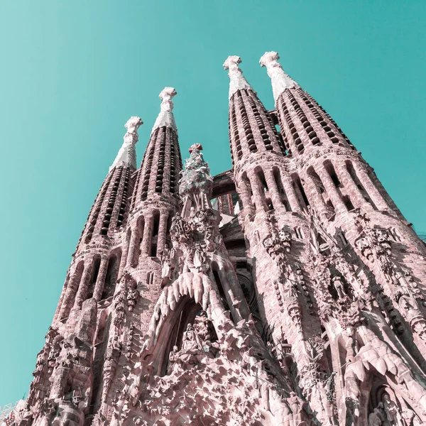 Templo Expiatorio de la Sagrada Familia, Sagrada Familia, Barcelona, España —  Fotos de Stock