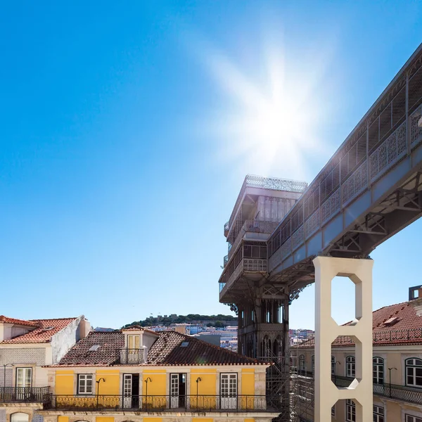 Santa Justa Lift, Lisbon, Portugal — Stock Photo, Image