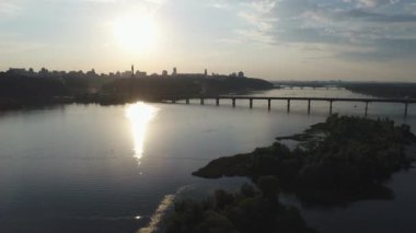 Kiev köprü havadan görünümü