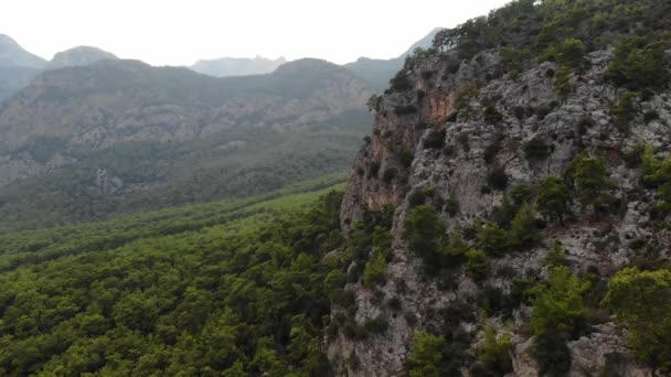 Stok Video Görüntüleri Dağlar Sahil Milli Parkı Türkiye Beldibi Köyü — Stok video