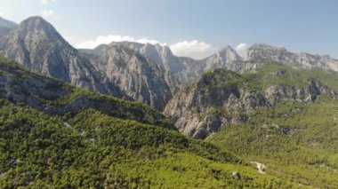 Dağlar ve sahil Milli Parkı Türkiye, Beldibi köy'de havadan görünümü
