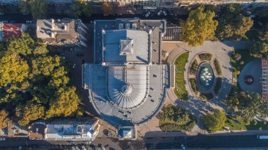 Odessa Opera ve bale Tiyatrosu, Ukrayna. Havadan görünümü