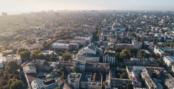 Odessa Opera and Ballet Theater, Ukraine. Aerial view — Stock Photo, Image