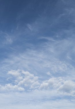 Bulutlu mavi gökyüzü