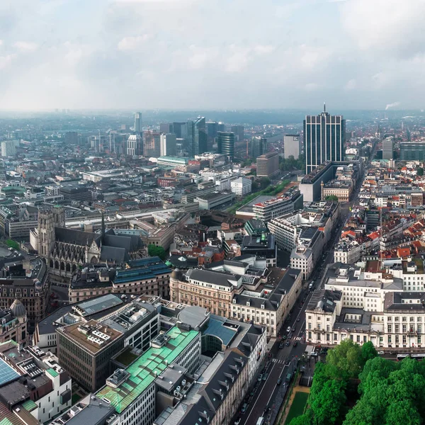 Aerial view of central Brussels, Belgium Royalty Free Stock Photos