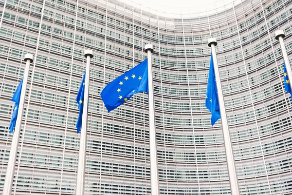 Siedziba Komisji Europejskiej w Brukseli, Belgia . — Zdjęcie stockowe