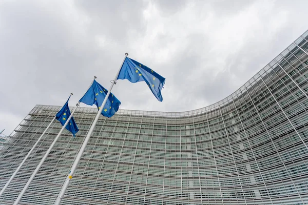 Sede della Commissione europea a Bruxelles, Belgio . — Foto Stock