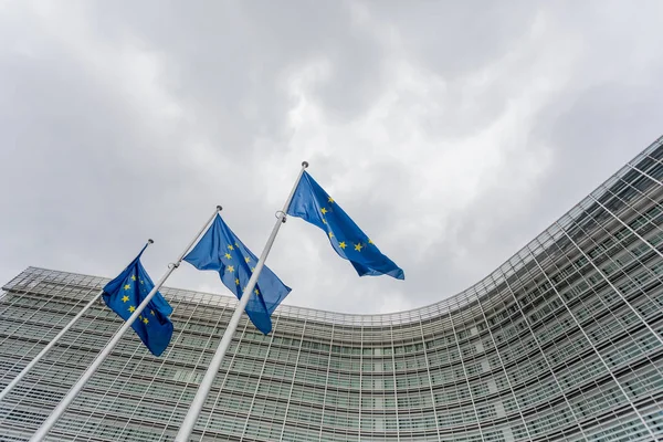 Sede da Comissão Europeia em Bruxelas, Bélgica . — Fotografia de Stock