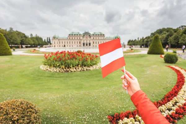오스트리아 비엔나에 있는 18세기 벨베데레 궁전 단지. — 스톡 사진