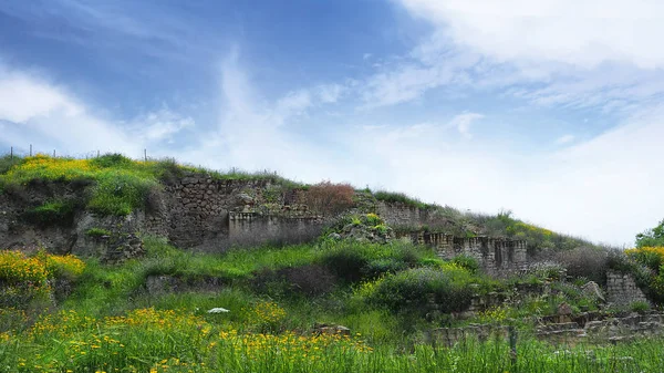 Antiguas ruinas de la ciudad en Beit Guvrin — Foto de Stock