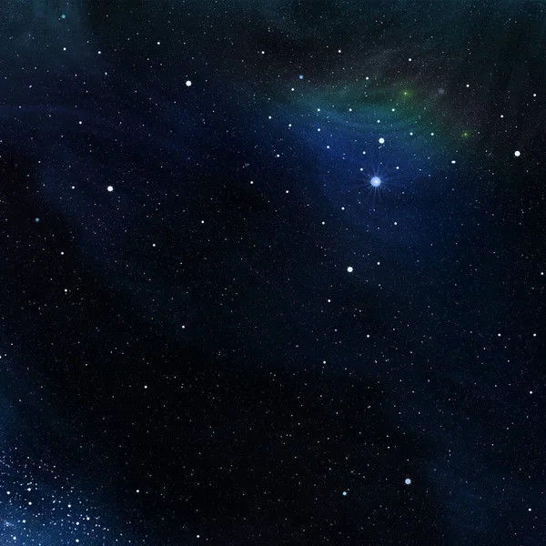 星空のイラスト デジタルアート宇宙の空の背景 — ストック写真