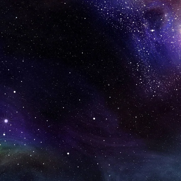 Зоряне Небо Ілюстрація Цифровий Художній Фон — стокове фото