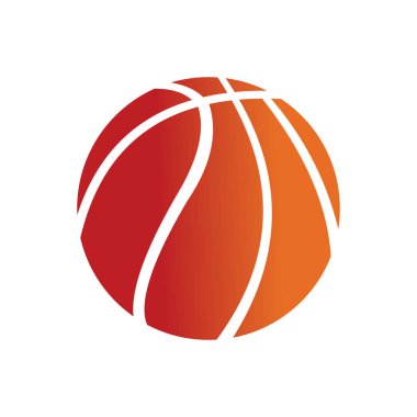 Basketbol logosu şablon vektörü