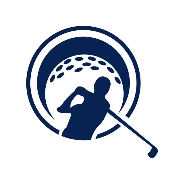 Логотип гольфу. шаблон графічного дизайну Векторні ілюстрації — стоковий вектор