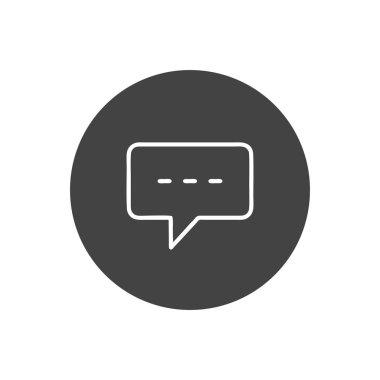 Sohbet simgesi. Sohbet Mesajı Kabarcıklar. Sohbet Sembolleri