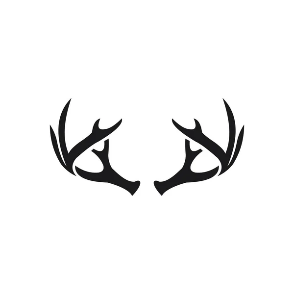 Deer Hunt Logo template, Elegant Deer Head logo designs vector — Stock Vector